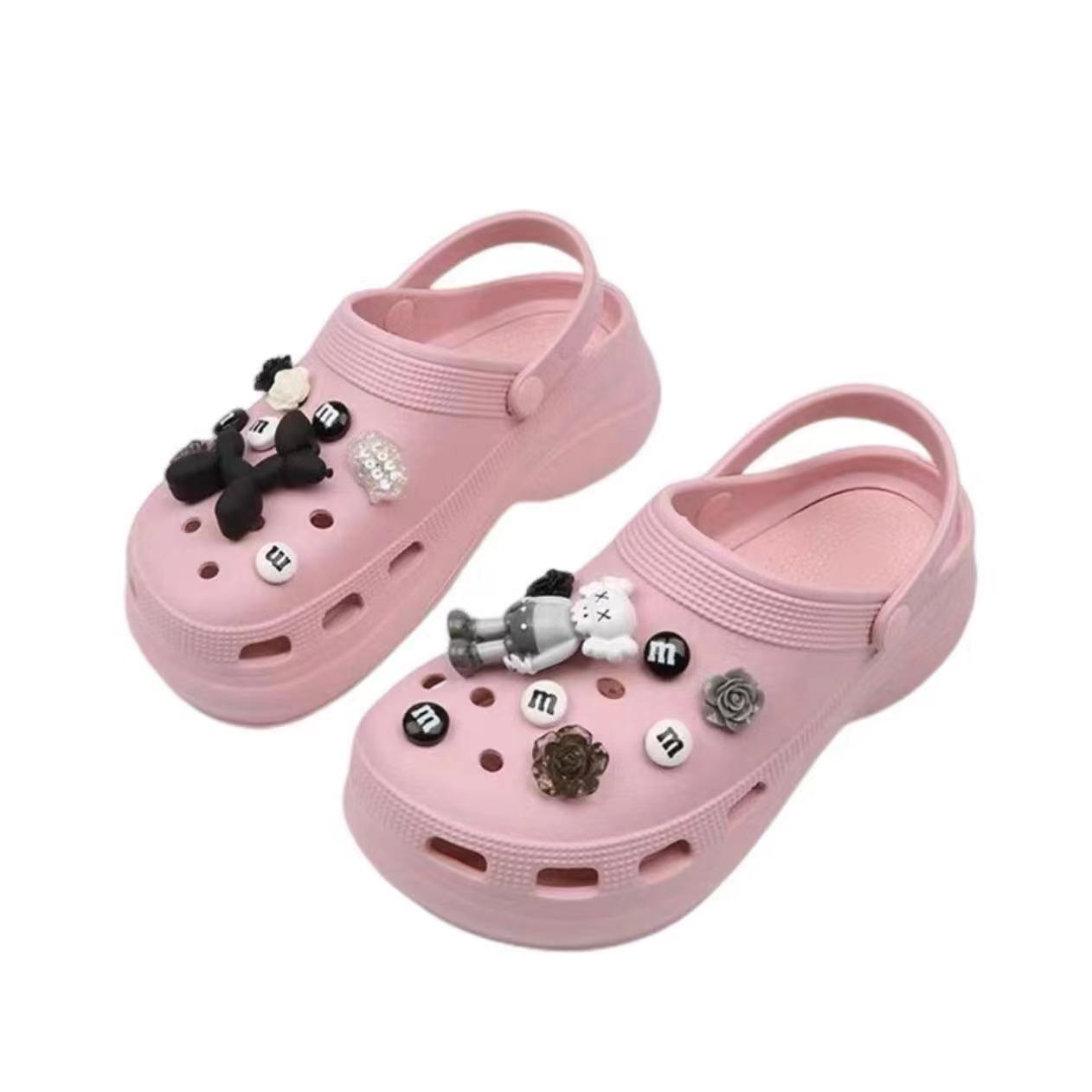 Women's High Hole Summer Outdoor Thick Bottom Women's Shoes