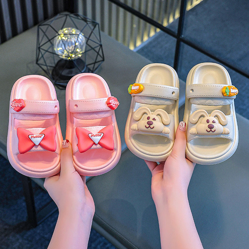 Children's Cute Two-way Summer Soft Bottom Princess Sandals
