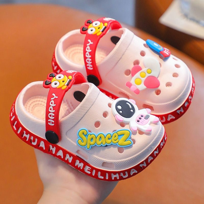 Children's Cartoon Indoor Soft Bottom Household Toe Kid's Shoes