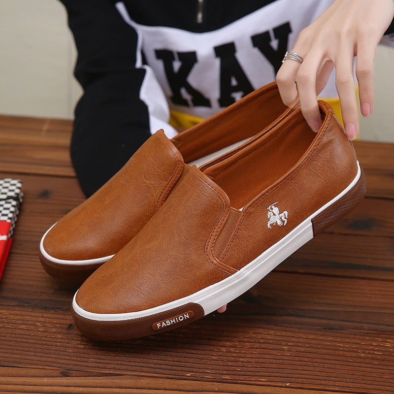 Stylish Men's Summer Slip-on White Size Casual Shoes