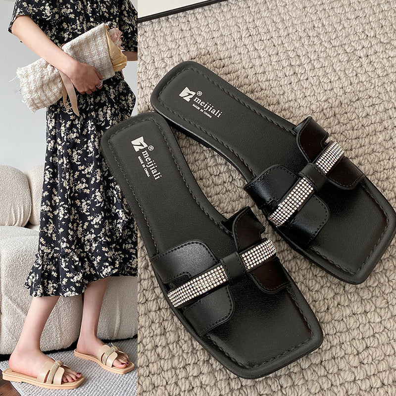 Women's Fashionable Outdoor Summer Mid Platform Crown Sandals