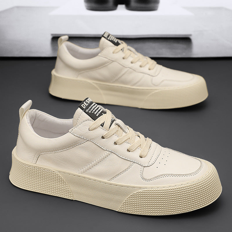 Men's Spring Breathable Korean Style Trendy Platform Sneakers