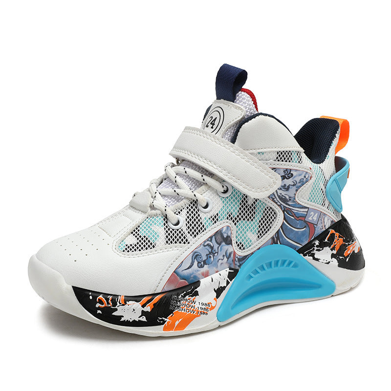 Children's Basketball Spring Boys Medium Big Professional Sneakers