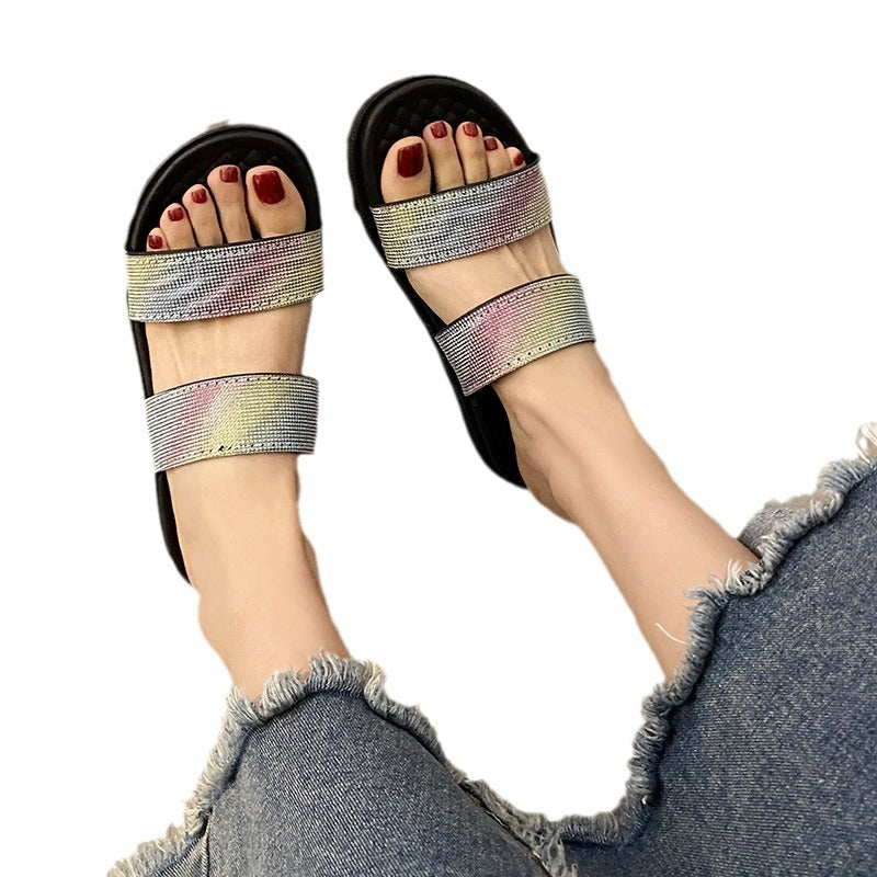 Women's Summer Outdoor Fashion Thick Bottom Soft Sandals