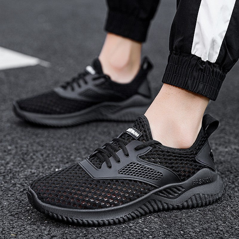 Men's Fashion Hollow Mesh Surface Breathable Sports Thin Sneakers