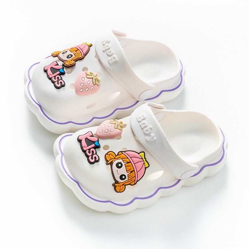 Children's Summer Closed Toe Indoor Soft Bottom Sandals