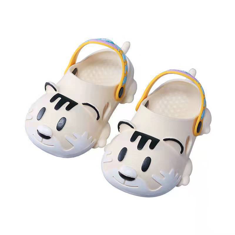 Children's Tiger Closed Toe Hole Cute Outdoor Sandals