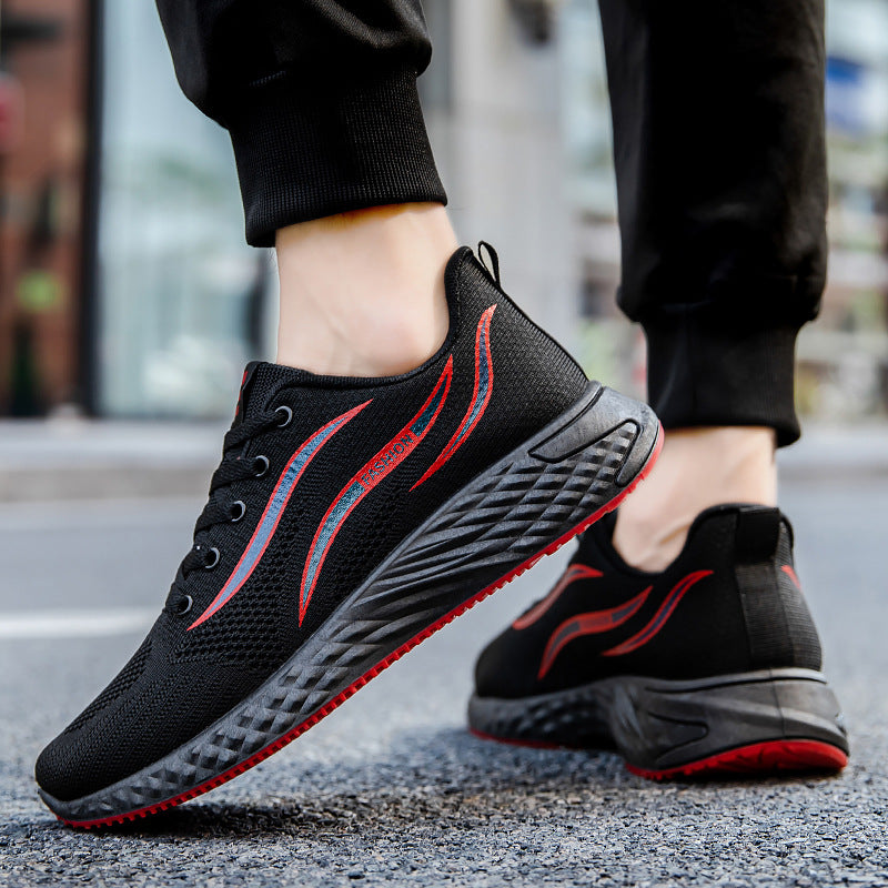 Men's Trends Breathable Running Soft Soles Single-layer Sneakers