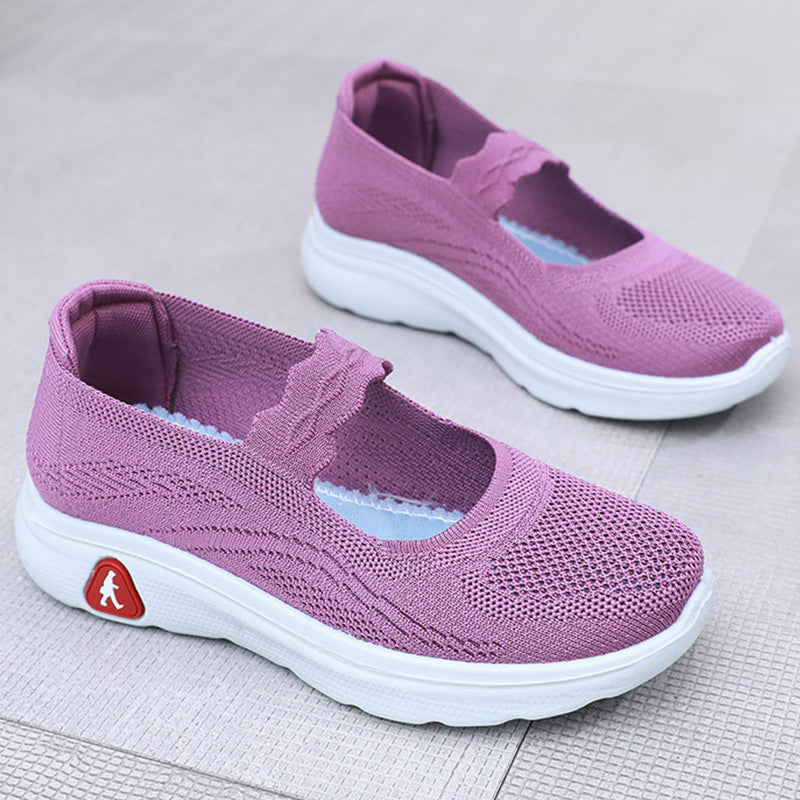 For The Elderly Mother's Soft Bottom Casual Shoes