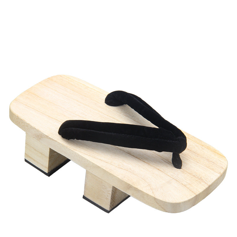 Tongs de mode en bois pour hommes avec motif de bande dessinée