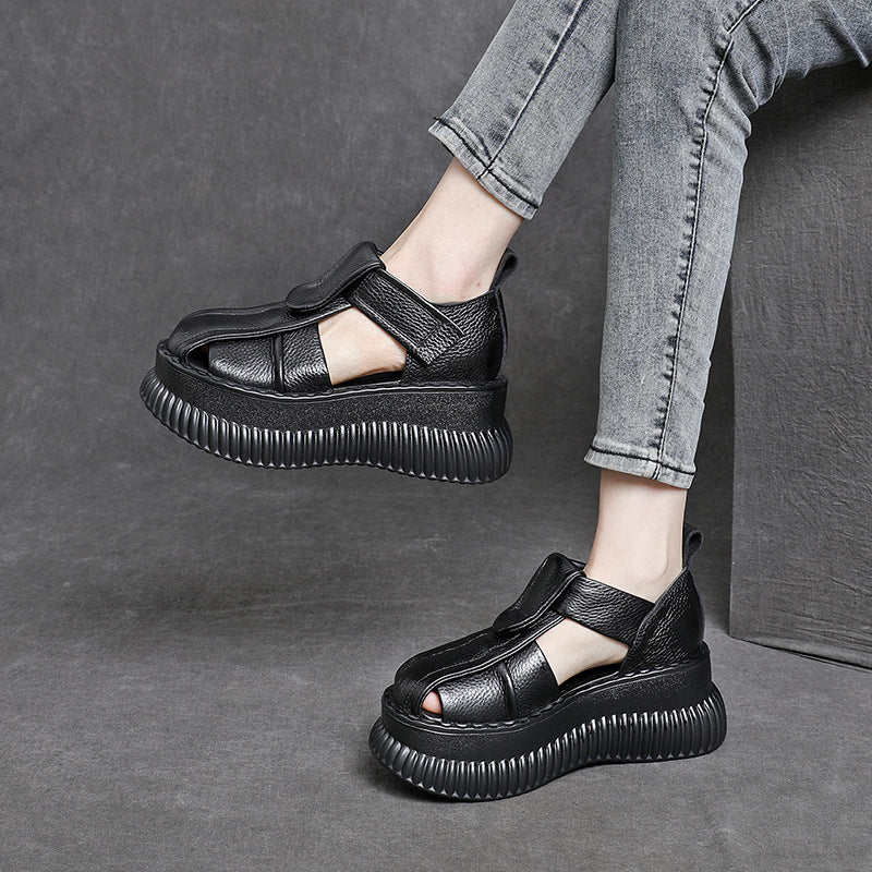 Women's & Men's Summer Closed Toe Velcro Roman First Sandals