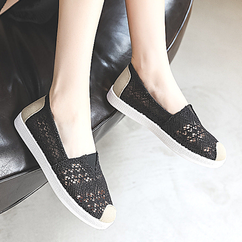 Women's Mesh Surface Summer Old Cloth Pumps Canvas Shoes