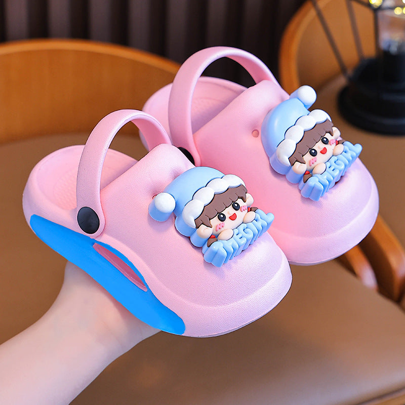 Children's Summer Boy Little Bath Bathroom Medium Kid's Shoes