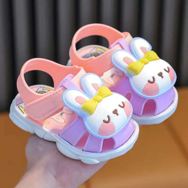 Summer Plastic Toddler Closed Toe Cute Super Soft Kid's Shoes