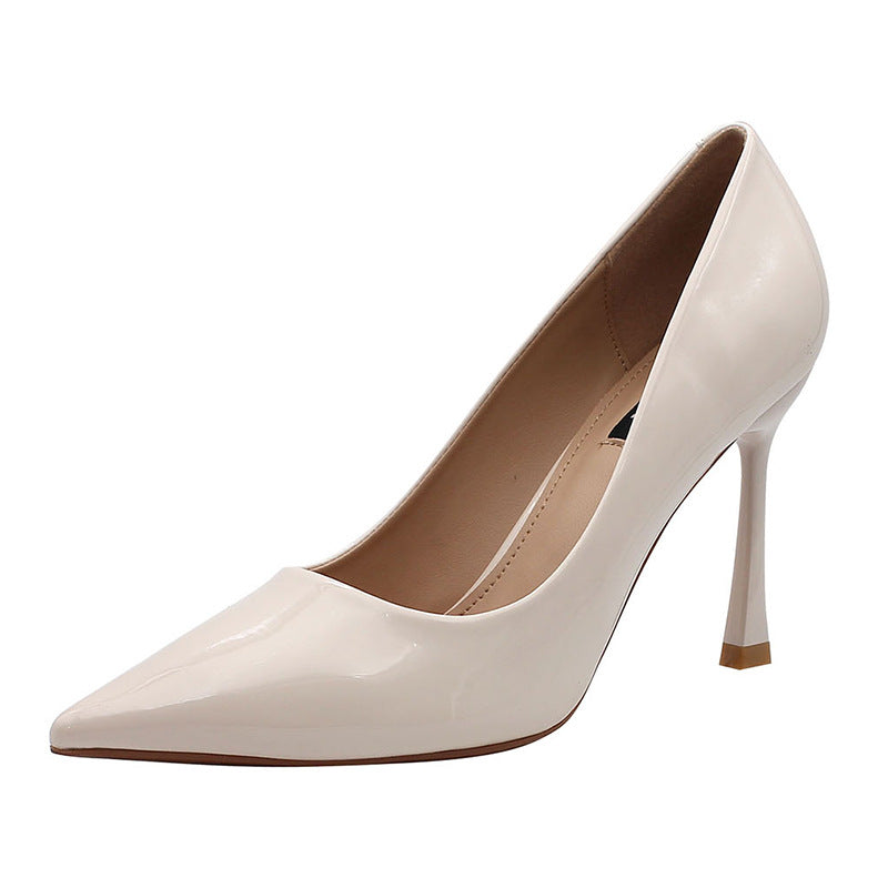 Women's Stiletto Pointed Patent Super High Women's Shoes