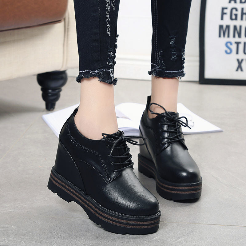 Women's Height Increasing Single-layer Korean High Platform Women's Shoes