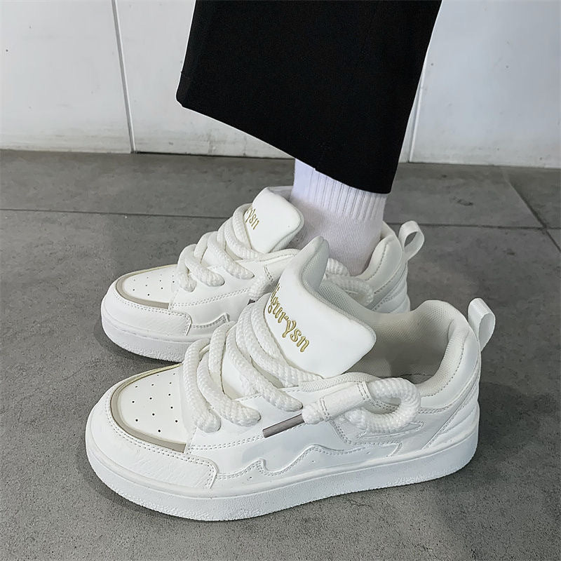 Women's Summer Niche Bread White Korean Style Versatile Sneakers