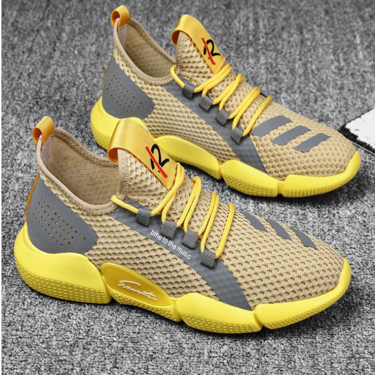 Men's Trendy Cloth Old Breathable Walking Versatile Casual Shoes