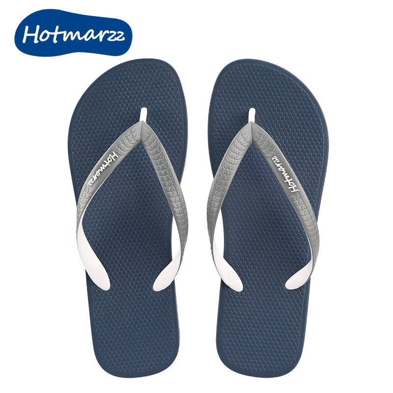 Neue rutschfeste Sommer-Paar-Flip-Flops für Herren in Farbe