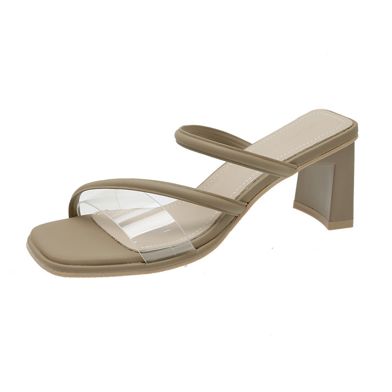 High Summer Chunky Open Toe For Outer Sandals