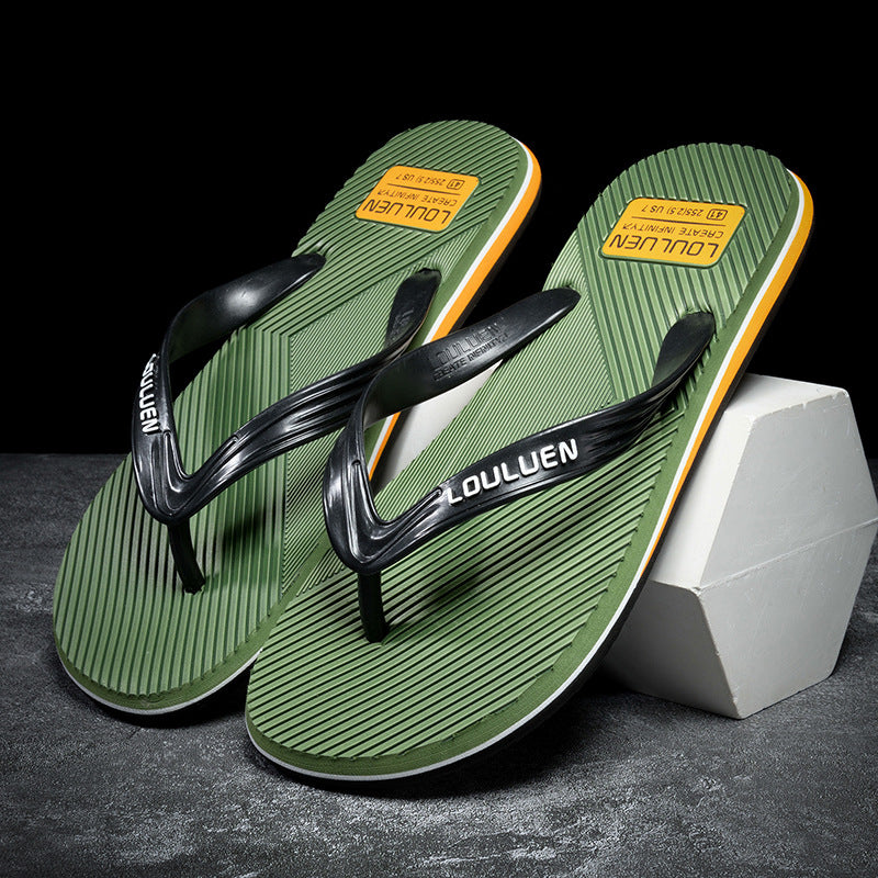 Neue Herren Sommer rutschfeste Flip-Flop Outdoor-Flip-Flops