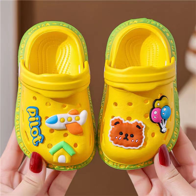 Chaussures d'intérieur pour enfants garçons semelle souple bébé plage enfants