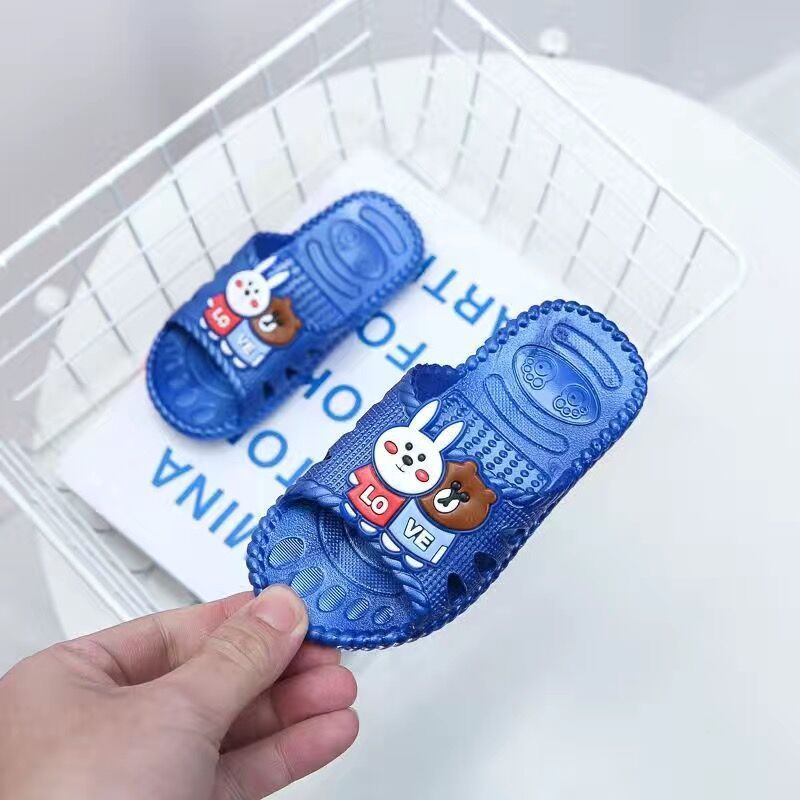 Sandales d'été pour enfants, semelles souples, pour la salle de bain à la maison, pour garçons