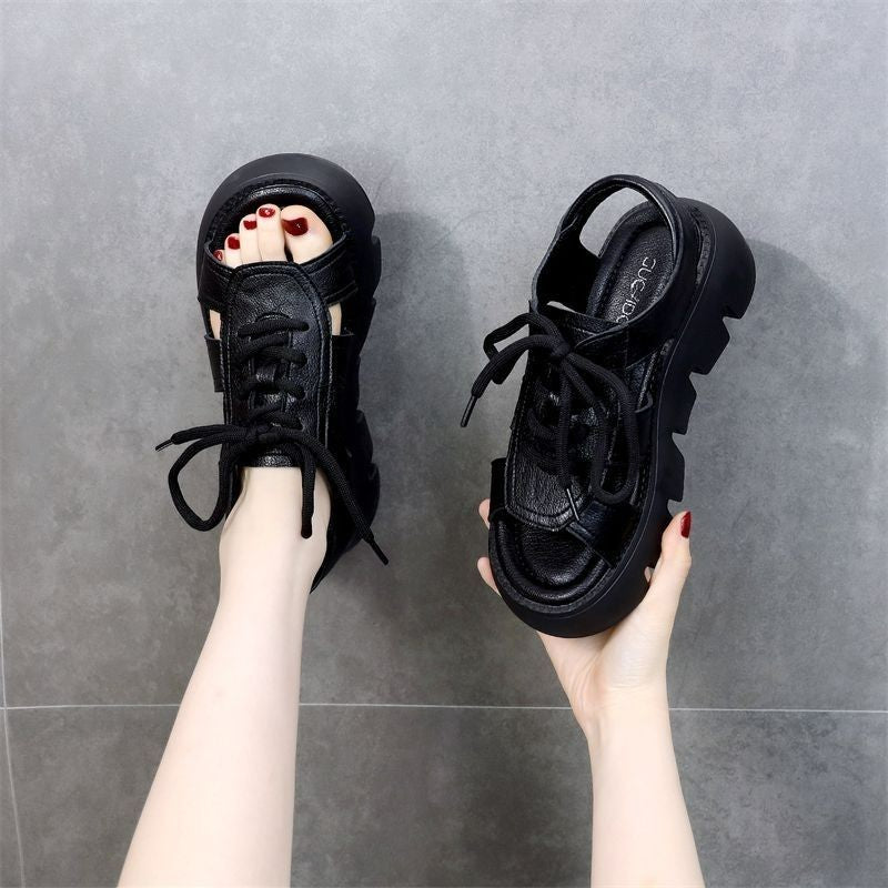 Women's Summer Platform Fashionable Stylish Portable High-grade Sandals