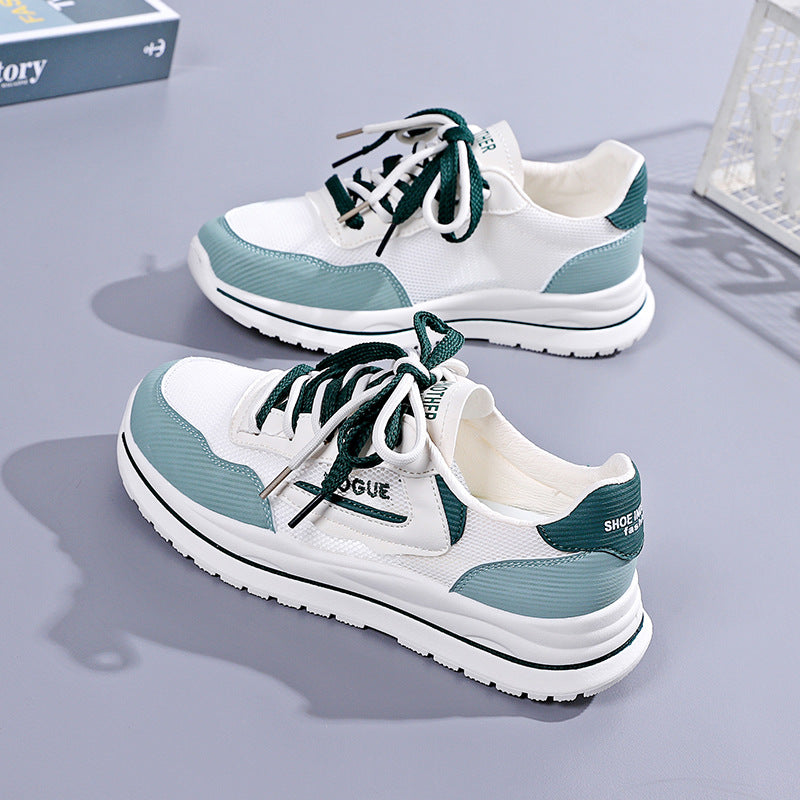 Women's Platform Korean Style Low-top Breathable Sneakers