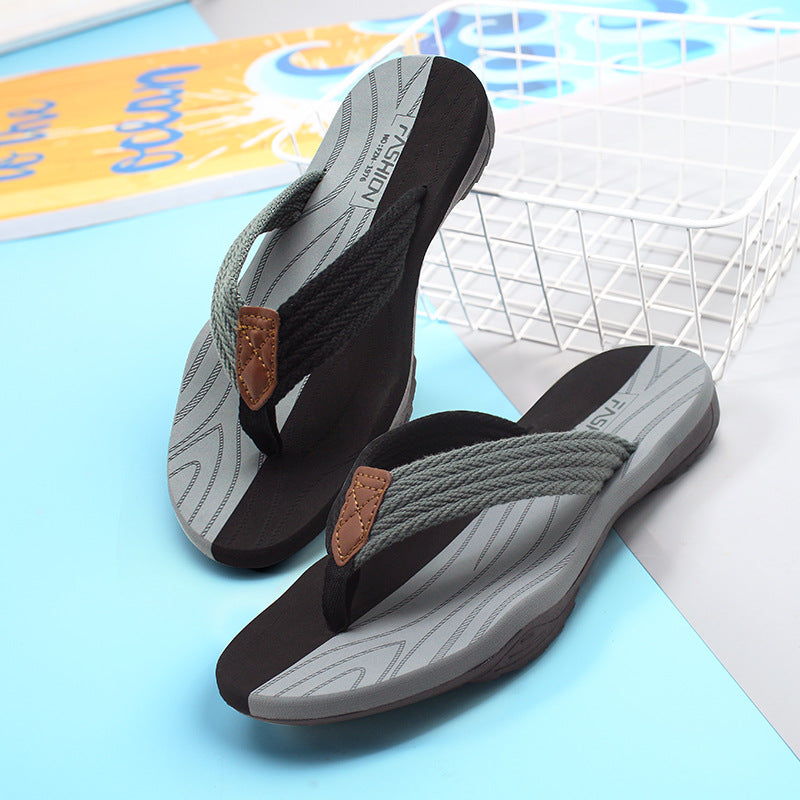 Men's Trendy Flip-flops Indoor And Outdoor Large Flip Flops