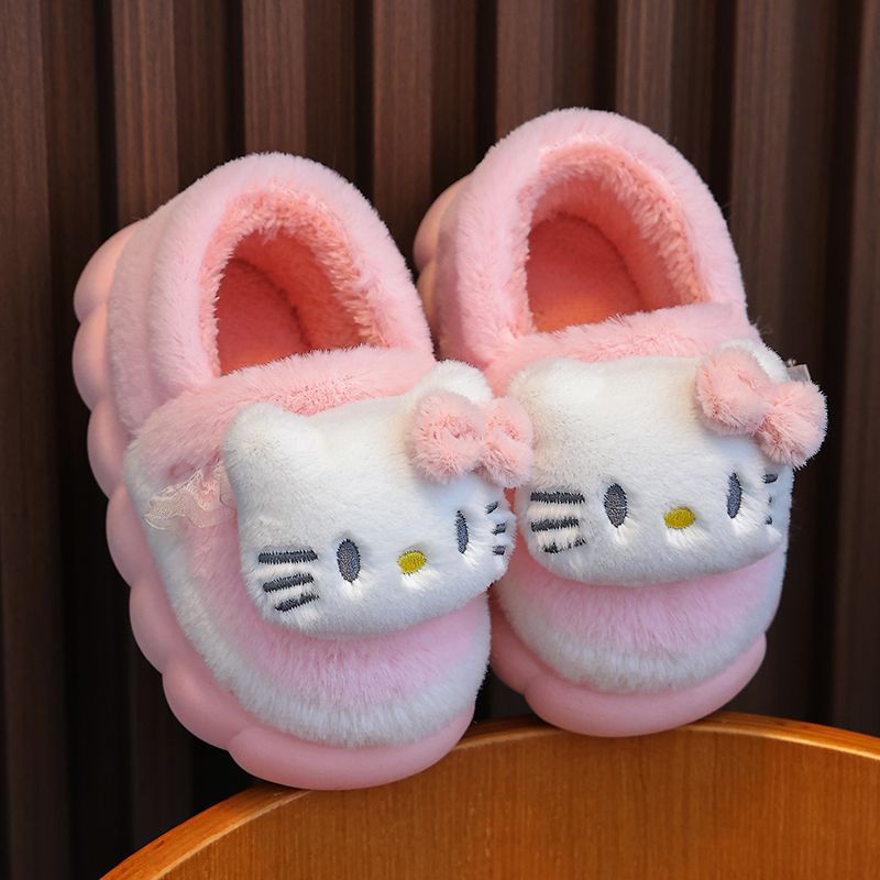 Cute Cartoon Cotton Fleece-lined Thick Comfortable Kid's Shoes