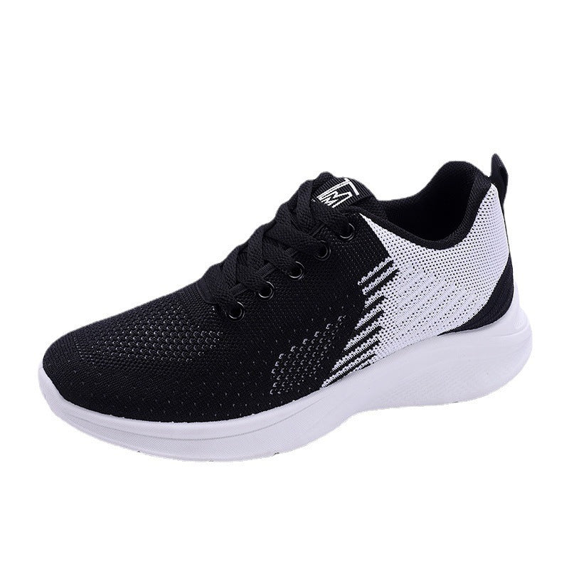 Women's Fashion Fly Woven Mesh Running Soft Sneakers