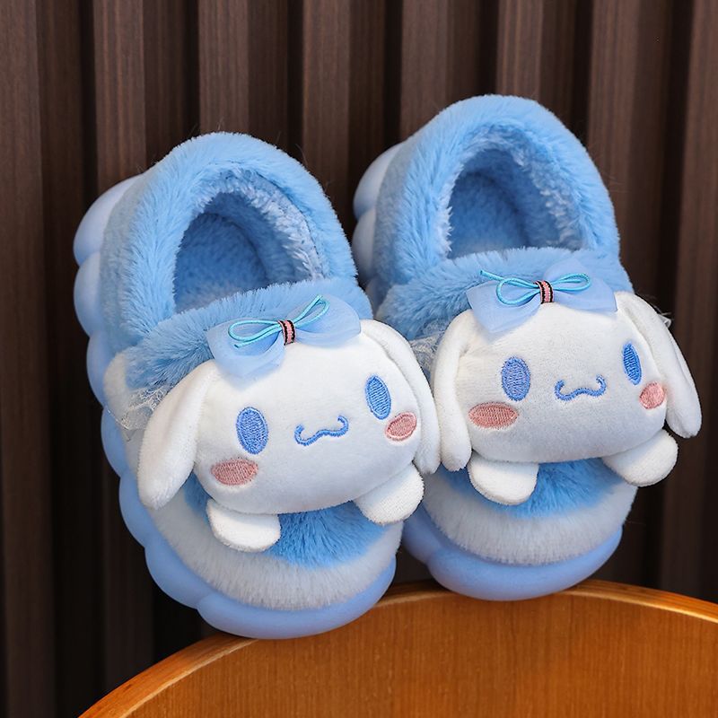 Cute Cartoon Cotton Fleece-lined Thick Comfortable Kid's Shoes