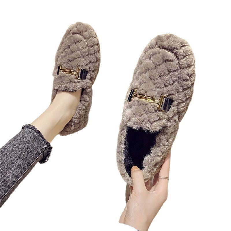 Women's Winter Outdoor Veet Warm Cotton Plus Loafers