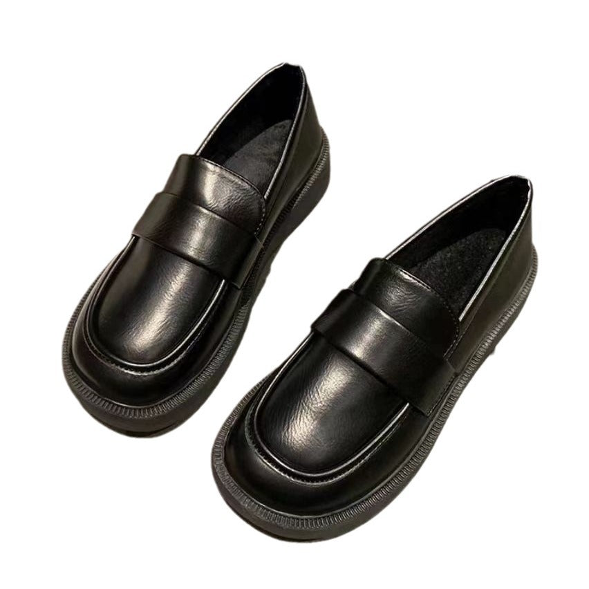 Slip-On-Loafer mit weicher Sohle im koreanischen Frühlingsstil für Damen