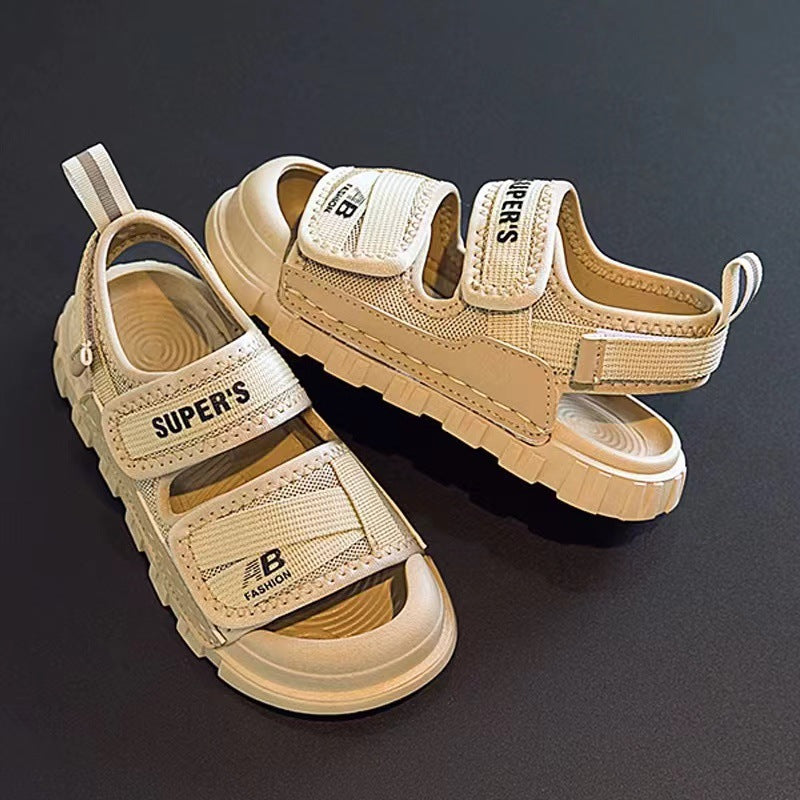 Children's Boys Summer Medium Big Closed Toe Sandals