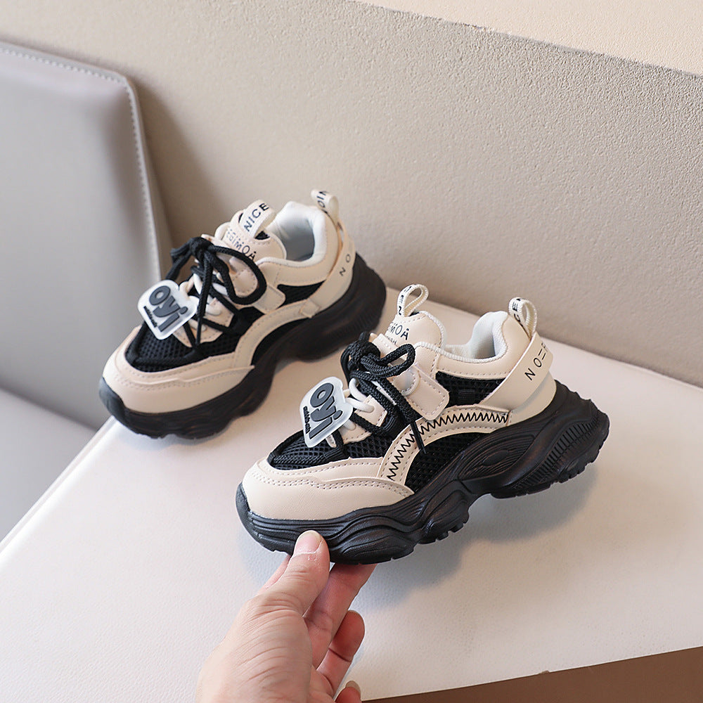 Children's Cool Dad Spring Breathable Cute Sneakers