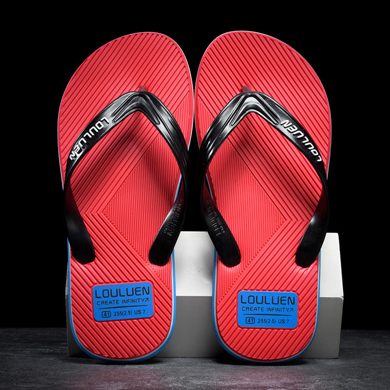 Neue Herren Sommer rutschfeste Flip-Flop Outdoor-Flip-Flops