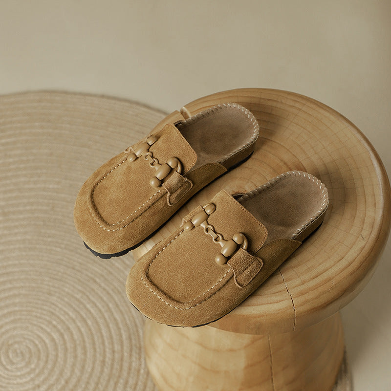 Chaussons Birkenstock à bout fermé et boucle rétro pour femmes