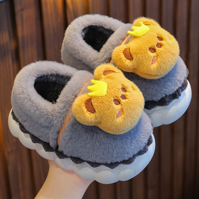 Children's Winter Cotton Furry Bags Warm Infants Kid's Shoes