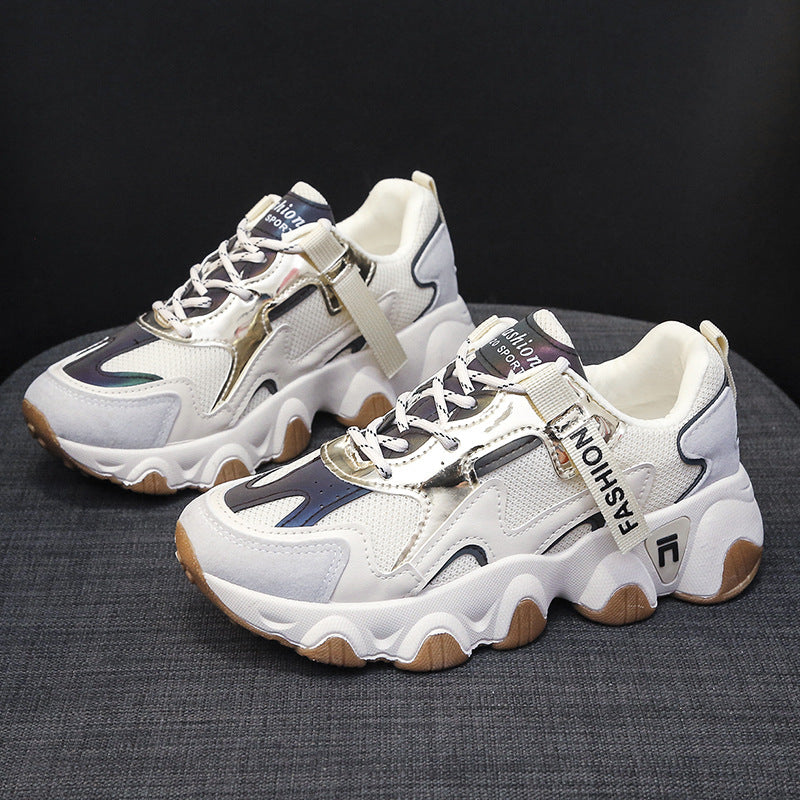 Women's Spring Breathable Korean Style Platform Sneakers