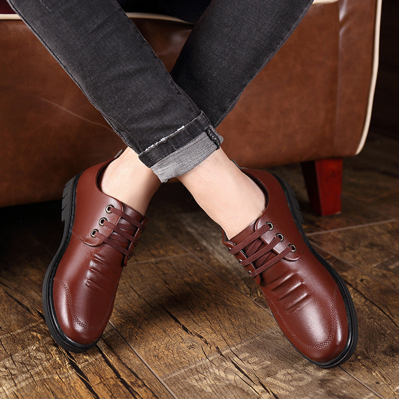 Zapatos de cuero transpirables para Hombre Ropa Formal de negocios de otoño