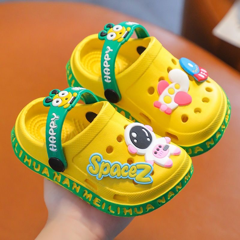 Children's Cartoon Indoor Soft Bottom Household Toe Kid's Shoes