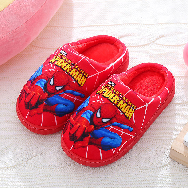 Children's Cotton Medium Large Winter Cartoon Warm Sandals