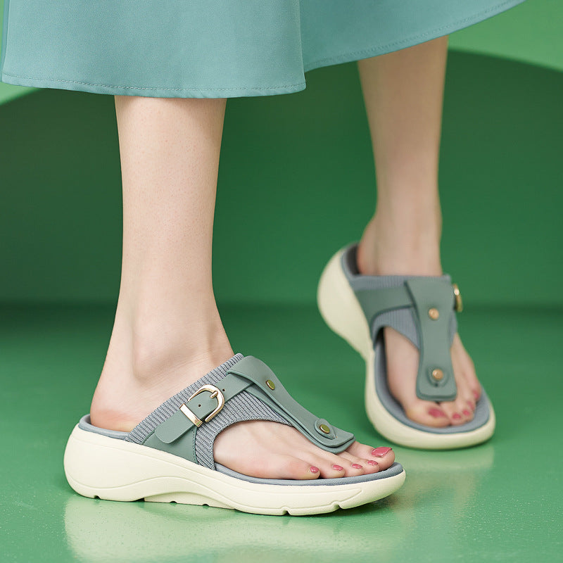 Zapatillas cómodas antideslizantes ligeras de plataforma clásicas de moda