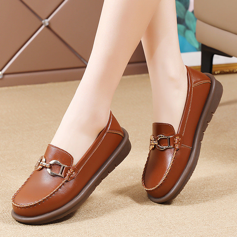 Women's Korean Style Soft Bottom Pumps Flat Loafers