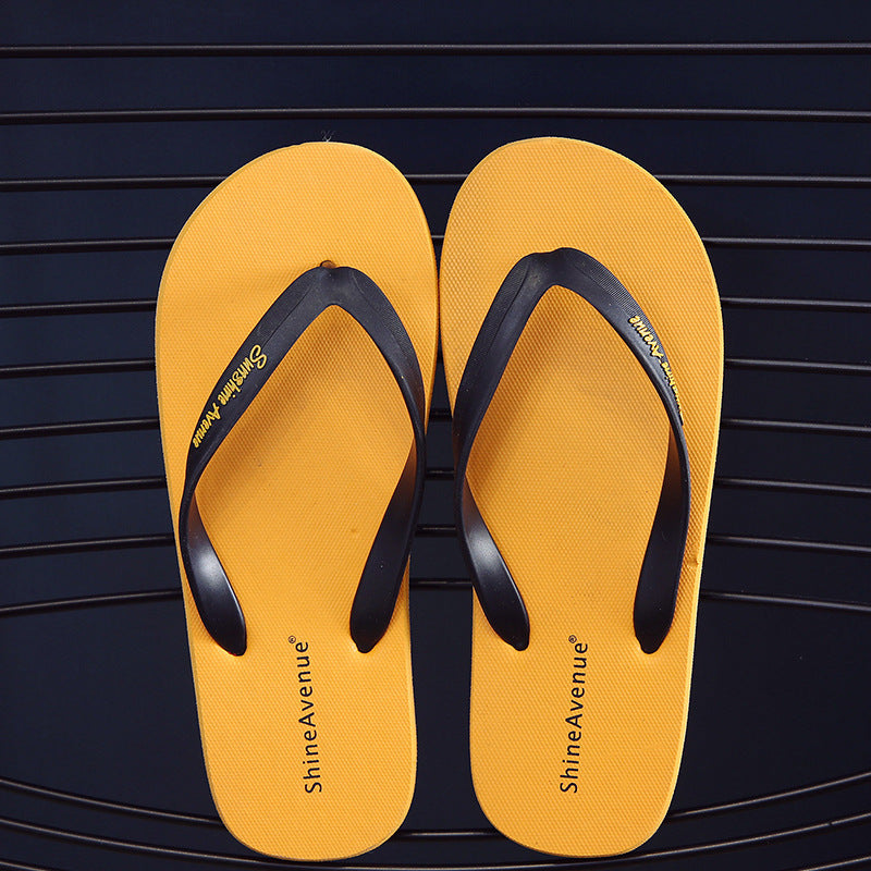 Men's Korean Fashion Outdoor Beach Personality Flip-flops Flip Flops