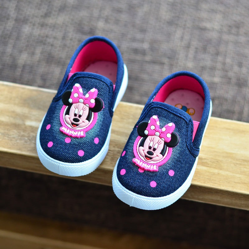 Children's Korean Princess Pumps Toddler Board Soft Kid's Shoes