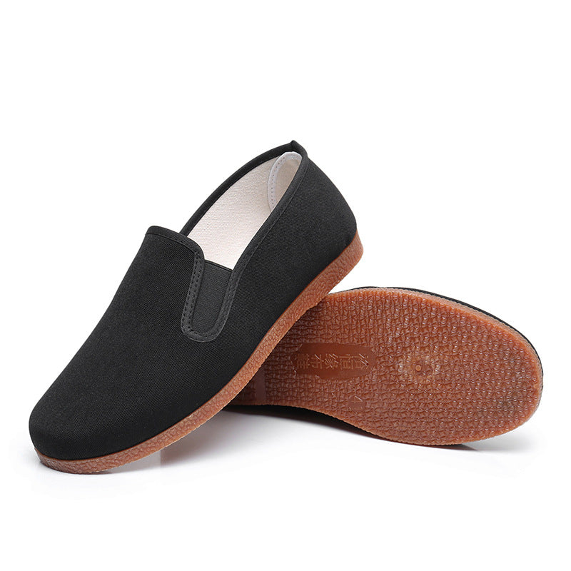 Men's Slip-on Tendon Sole Breathable, Non-slip, Wear-resistant Canvas Shoes