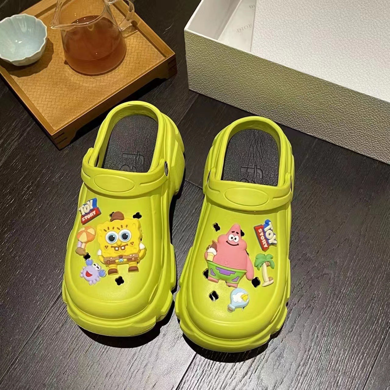 Women's Thick Bottom Cartoon Dog Outdoor Summer Women's Shoes